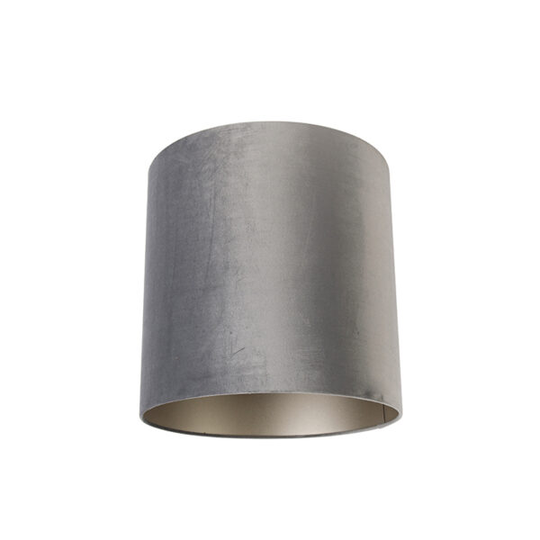 lampenkappen Velours lampenkap grijs Stof Grijs Maak je lamp compleet met deze tijdloze moderne in het en een taupe binnenkant. De heeft velours stoffen