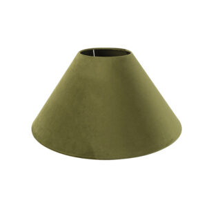 lampenkappen Velours lampenkap mosgroen Stof Groen Een mosgroene deze speciale kleur geeft warmte en gezelligheid aan jouw lamp Hij heeft onderaan een diameter