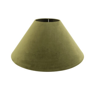lampenkappen Velours lampenkap mosgroen Stof Groen Een mosgroene deze speciale kleur geeft warmte en gezelligheid aan jouw lamp Hij heeft onderaan een diameter