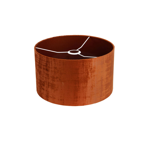 Velours lampenkap rood 35/35/20 - Afbeelding 2
