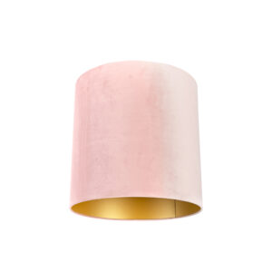lampenkappen Velours lampenkap roze met gouden binnenkant Stof Roze je eigen stijl deze lichtroze in velours. Met kun jouw vloerlamp of hanglamp voorzien van
