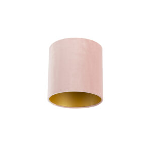 lampenkappen Velours lampenkap roze met gouden binnenkant Stof Roze je eigen stijl deze lichtroze in velours. Met kun jouw vloerlamp of hanglamp voorzien van