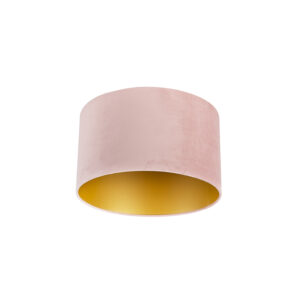 lampenkappen Velours lampenkap roze met gouden binnenkant Stof Roze je eigen stijl deze lichtroze in velours. Met kun jouw vloerlamp of hanglamp voorzien van