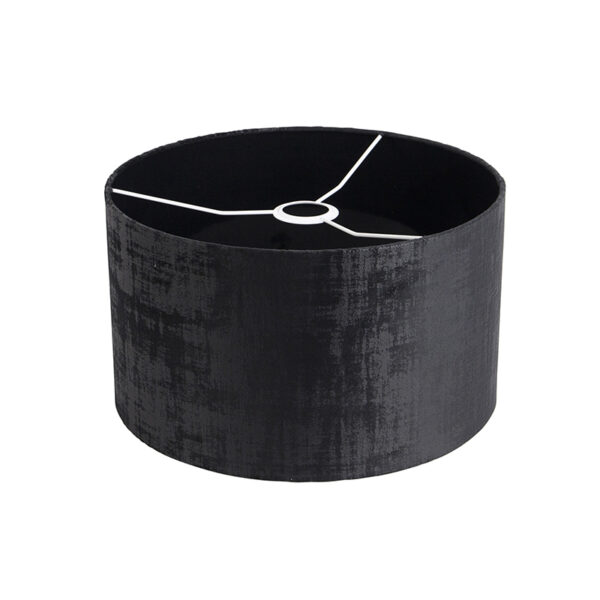 Velours lampenkap zwart 35/35/20 - Afbeelding 2