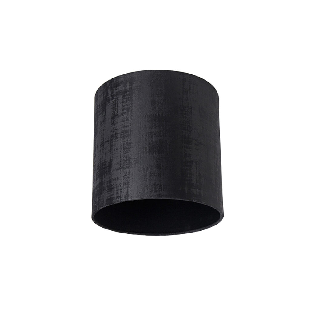 lampenkappen Velours lampenkap zwart Stof Zwart Maak je lamp compleet met deze tijdloze moderne in het zwart. De heeft een velours stoffen afwerking wat zorgt