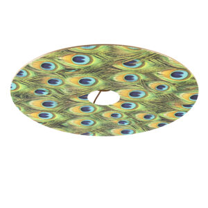 lampenkappen Velours platte lampenkap pauw dessin met goud 45 cm Stof Pauw veren print Een bijzondere in velours. Met deze kun je jouw plafondlamp voorzien van