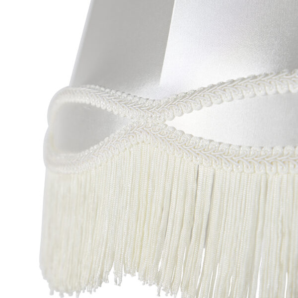 Zijde lampenkap creme 45 cm - Granny - Afbeelding 2