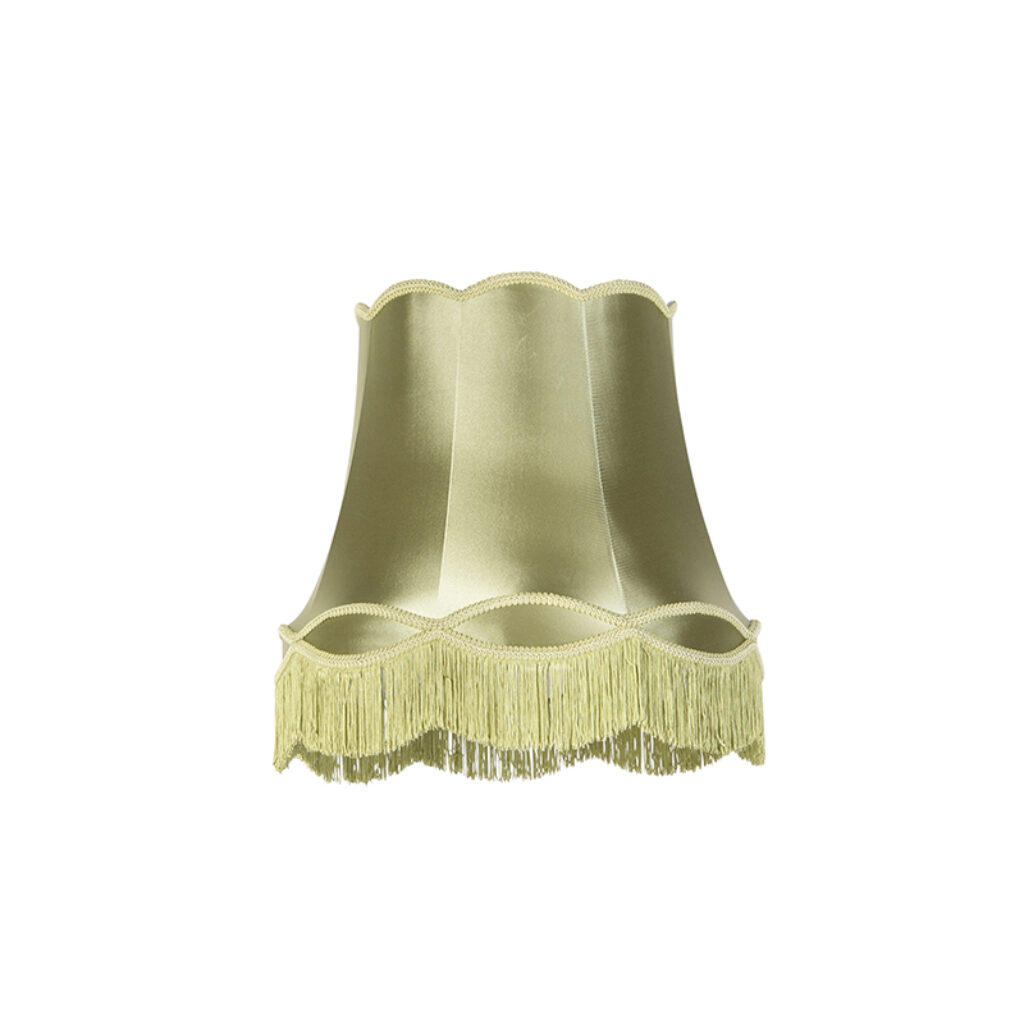 lampenkappen Zijde lampenkap groen 45 cm Granny Stof Groen Authentiek in een nieuw jasje. Deze prachtige kap heeft het ontwerp van de oude je oma maar dan met