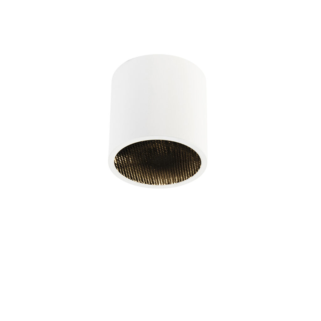 Opbouwspots Design spot wit Impact Honey Aluminium Wit is een super strakke design in cilinder vorm en past perfect modern interieur. Hij volledig gemaakt van