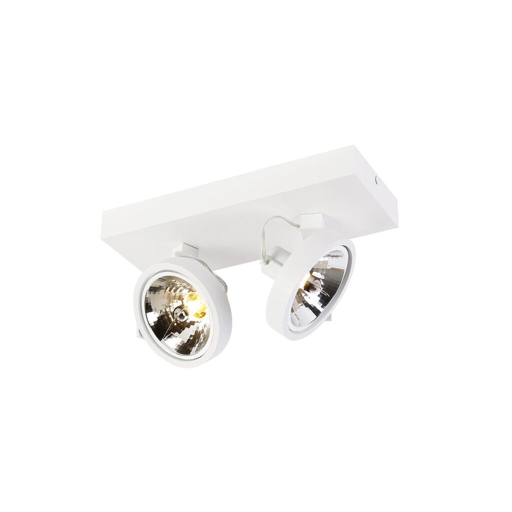 Opbouwspots Design spot wit verstelbaar Go Aluminium Wit Deze gave LED kan makkelijk in verschillende ruimtes worden toegepast doordat de aan aluminium ring is