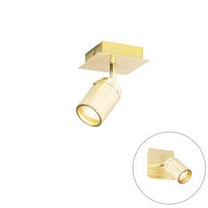 Opbouwspots Moderne badkamer spot messing vierkant IP44 Ducha StaalAluminiumGlas is een eenvoudige Zowel te monteren aan de wand als het plafond keuze jou. Hij