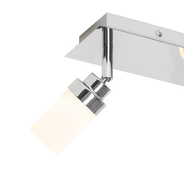 Moderne badkamer spot staal 3-lichts IP44 - Japie - Afbeelding 2