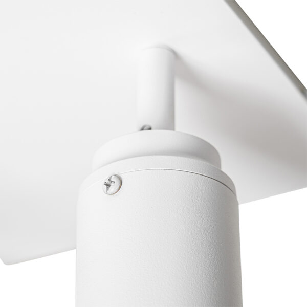 Moderne badkamer spot wit vierkant 3-lichts IP44 - Ducha - Afbeelding 2