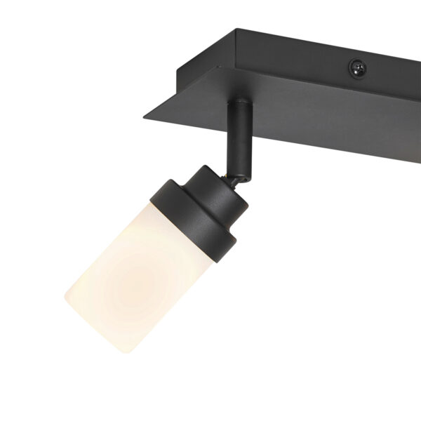 Moderne badkamer spot zwart 3-lichts IP44 - Japie - Afbeelding 2