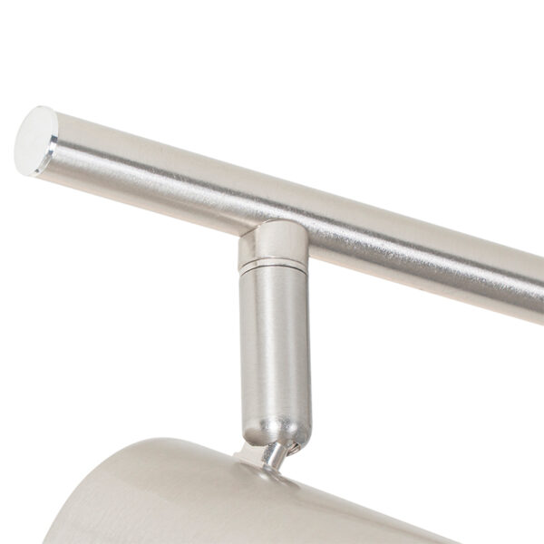 Moderne plafondlamp staal 3-lichts verstelbaar - Jeana - Afbeelding 2