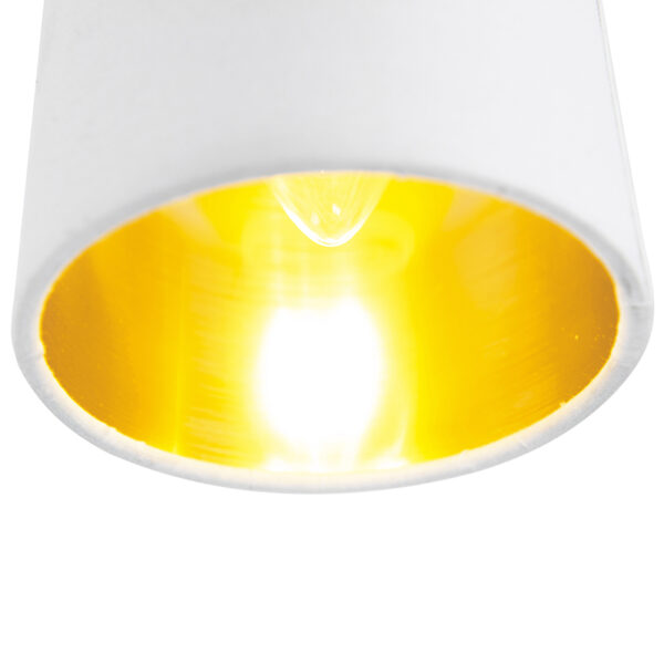 Moderne plafondlamp wit 3-lichts - Lofty - Afbeelding 2