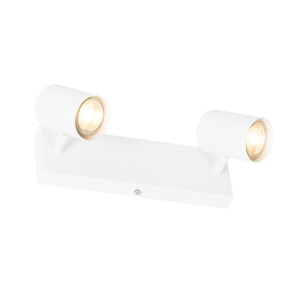 Moderne plafondlamp wit 2-lichts verstelbaar rechthoekig - Jeana - Afbeelding 2