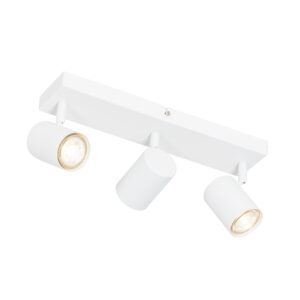 Opbouwspots Moderne plafondlamp wit verstelbaar rechthoekig Jeana Staal Wit Less is more. bewijst dat maar weer. Deze eenvoudige door zijn strakke design toch