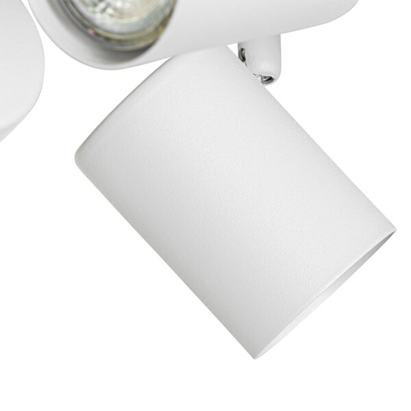 Moderne plafondlamp wit 4-lichts verstelbaar vierkant - Jeana - Afbeelding 2