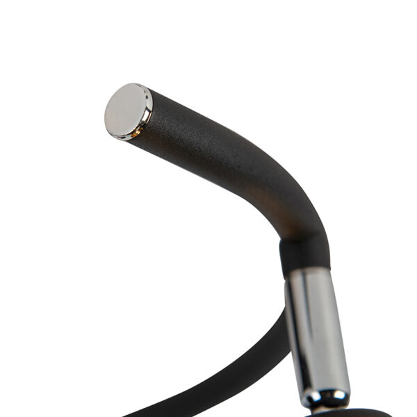 Moderne plafondlamp zwart 3-lichts - Lofty - Afbeelding 2