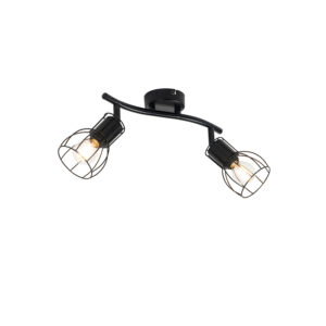 Opbouwspots Moderne plafondlamp zwart verstelbaar Botu Staal Zwart Ben je op zoek naar een moderne Dan is precies wat Deze wandlamp en gemaakt van staal. Je