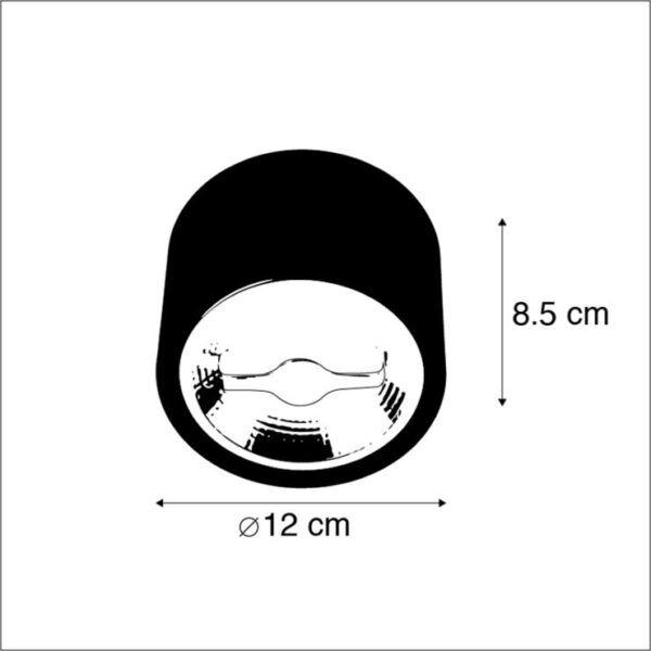 Moderne plafondspot wit - Expert - Afbeelding 3