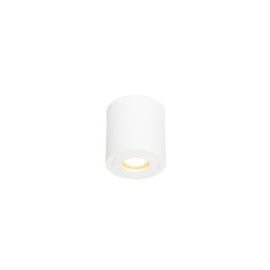 Opbouwspots Moderne ronde badkamer spot wit Capa Aluminium Wit is een tijdloze aluminium plafondspot afgewerkt in witte kleur. Een simpele maar stijlvolle Hij