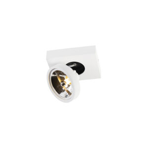 Opbouwspots Moderne spot wit en kantelbaar Ga 1 Aluminium Wit Een minimalistisch strak design heeft deze 1. super functionele armatuur waarbij de uit het komt.