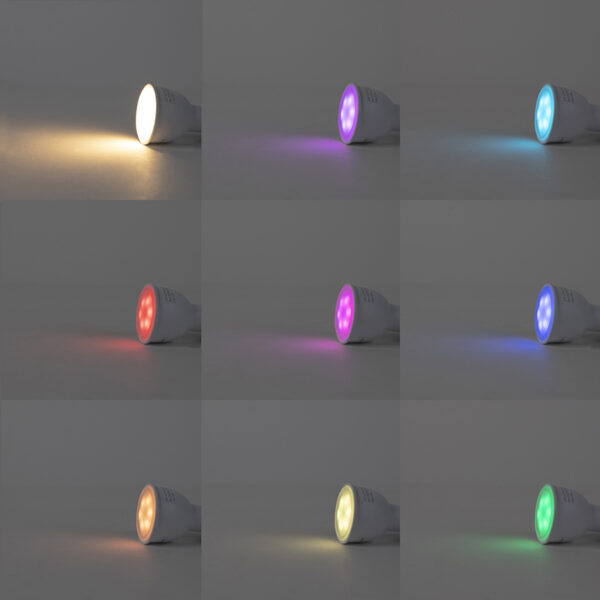 Moderne spot wit incl. 2 WiFi GU10 lichtbron verstelbaar - Jeana - Afbeelding 2