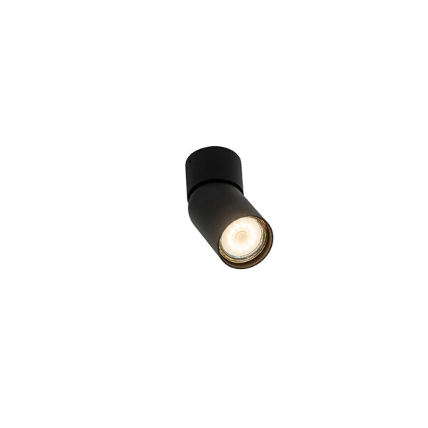 Opbouwspots Moderne spot zwart Falo Aluminium Zwart Een simpele maar tijdloze onze afgewerkt in een zwarte kleur. Hij heeft hoogte van 135 cm en lengte 108 cm.