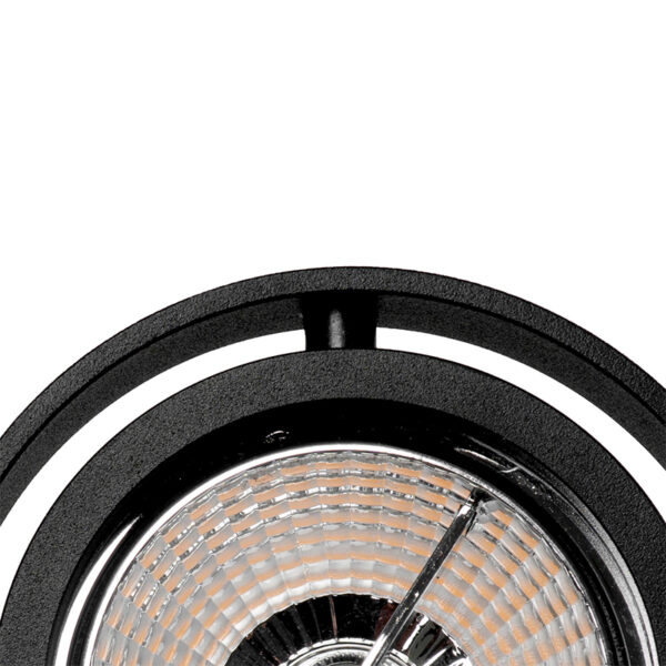 Moderne spot zwart - Master 70 - Afbeelding 2