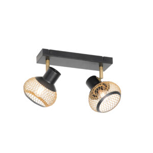 Opbouwspots Moderne spot zwart met goud Lucas Staal Zwart Deze is een mooie toevoeging in elke ruimte huis. Spots worden vaak gebruikt als basisverlichting huis