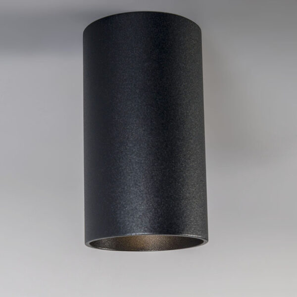 Moderne spot zwart 5,5 cm - Tuba - Afbeelding 2
