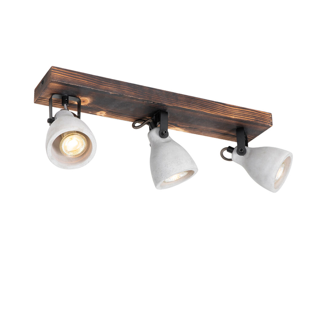 Opbouwspots plafondlamp hout met beton Creto HoutSteen Beton Bruin Ben je op zoek naar een Dan is wat zoekt. Zijn combinatie van maakt hem erg industrieel. De