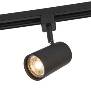 Opbouwspots Railspot zwart Jeana Staal Zwart Met de moderne rail spot maak je jouw professionele helemaal compleet. De lamp heeft een diameter van 55 cm en is