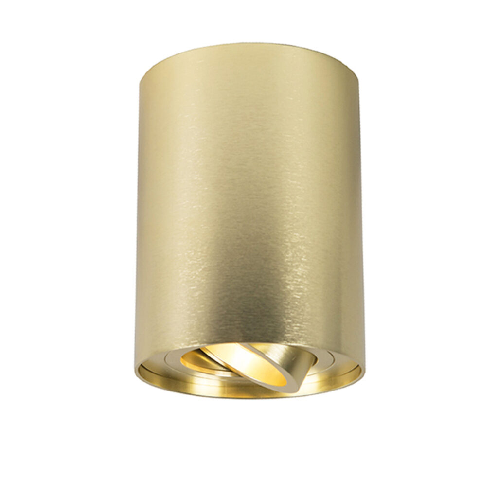 Opbouwspots Smart design spot goud incl. GU10 WiFi lichtbron Rondoo Up Aluminium Slimme verlichting die ook nog sfeervol en stijlvol heeft het De is gemaakt van