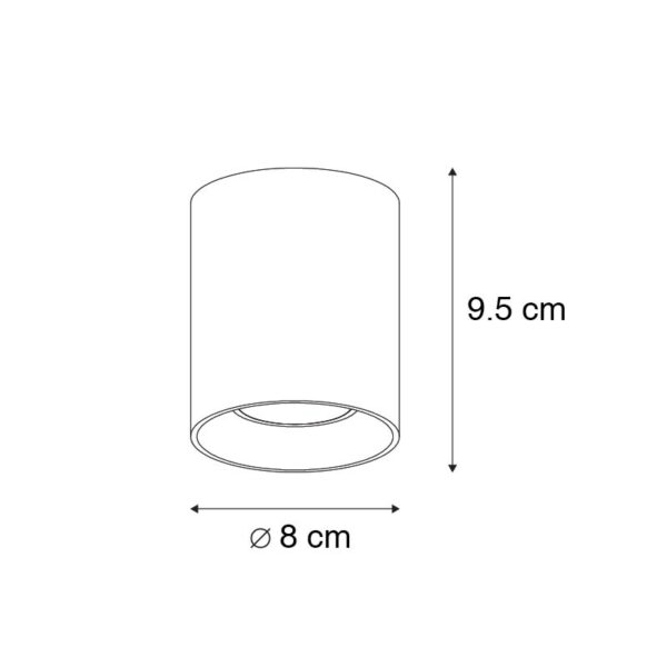 Smart spot goud incl. WiFi GU10 - Tubo - Afbeelding 3