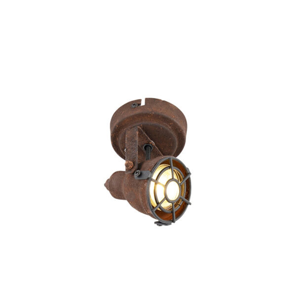 Opbouwspots spot roestbruin Sorra Staal Roestbruin Een stoere ideaal voor in een industrieel De roestbruine kleur geeft deze lamp look. Staat super mooi de hal