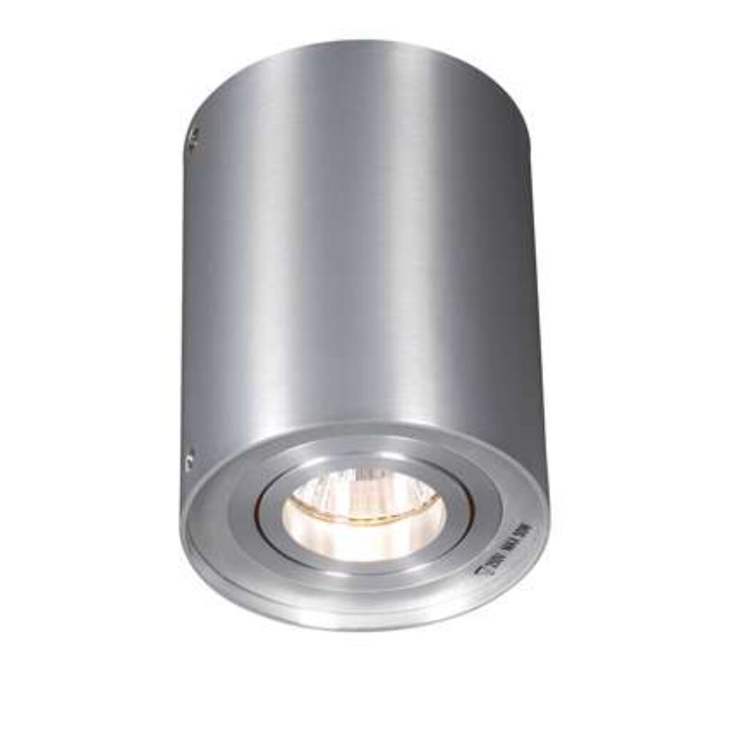 Opbouwspots Spot staal en kantelbaar Rondoo up Aluminium Deze 1 opbouwspot past in ieder interieur. Hij heeft een diameter van 95 cm hoogte 125 cm. De afmeting