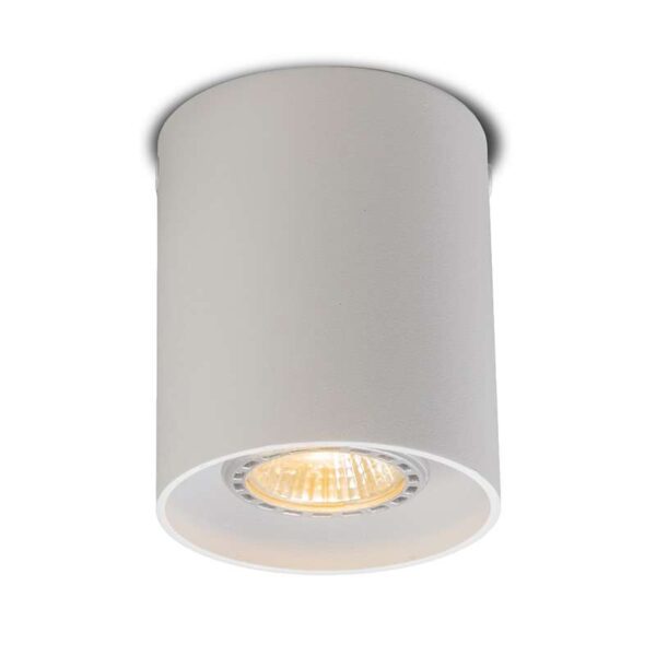 Opbouwspots Spot wit Tubo Aluminium Wit Met deze opbouwspot 1 haal je een stijlvol en luxueus design in huis. Hij heeft diameter van 8 cm hoogte 95 cm. Het