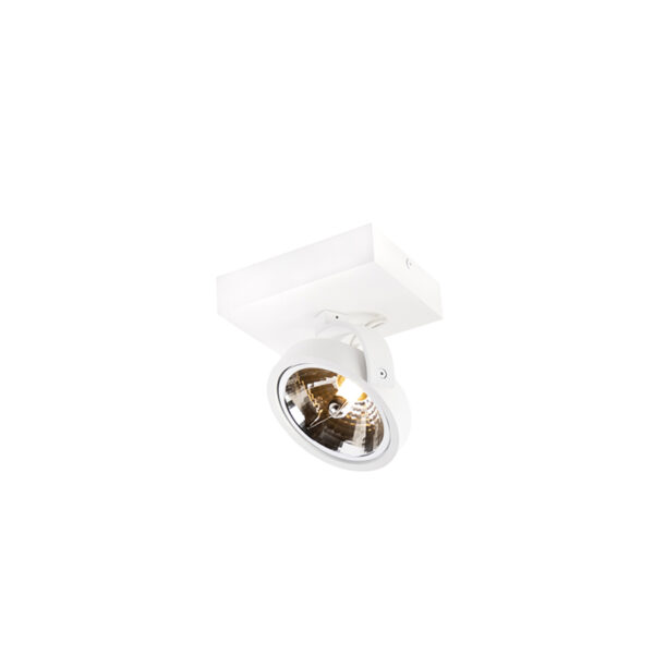 Opbouwspots spot wit verstelbaar Go Aluminium Wit Deze gave LED kan makkelijk in verschillende ruimtes worden toegepast doordat de aan aluminium ring is