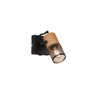Opbouwspots spot zwart met hout Manon StaalHout Zwart Ben je op zoek naar fijne een Dan is wat Deze mooie lamp komt het beste tot zijn recht in industrieel