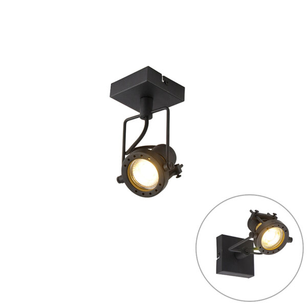 Opbouwspots spot zwart Suplux Staal Zwart Tijd om je interieur een touch te Dan is de wat De kantelbaar waardoor met perfect bepaalde punten in huis of kantoor