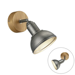 Opbouwspots wandlamp staal Arti StaalHout Staal Een aanwinst voor je interieur deze Arti. Het is een prachtige maar tegelijkertijd ook erg praktisch. De