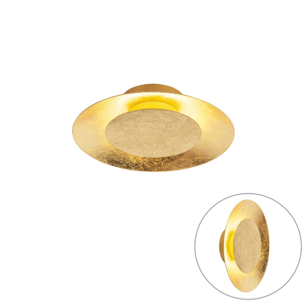 plafondlampen Art deco plafondlamp incl. LED Sun Metaal Als je zoekt naar een mooie rustieke maar ook moderne lamp voor in woonkamer of slaapkamer dan is de