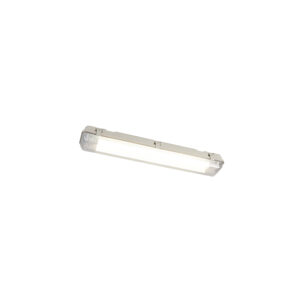 plafondlampen buiten TL armatuur incl. LED 18W 1800 lm 4000K IP65 Base Kunststof Grijs Dit handige is een echte krachtpatser. De lamp heeft niet vervangbare