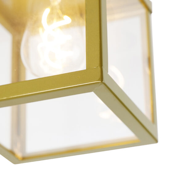 Industriële buitenplafondlamp goud 1-lichts - Rotterdam - Afbeelding 2