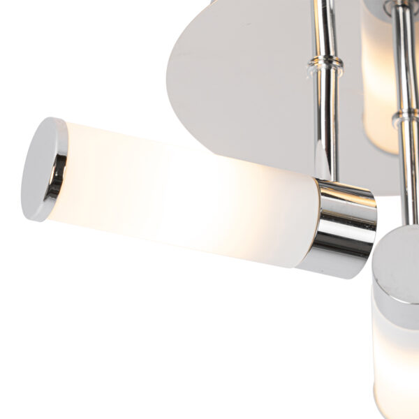 Moderne badkamer plafondlamp chroom 3-lichts IP44 - Bath - Afbeelding 2