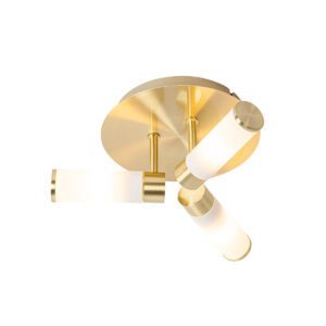 plafondlampen buiten Moderne badkamer plafondlamp messing IP44 Bath StaalGlas