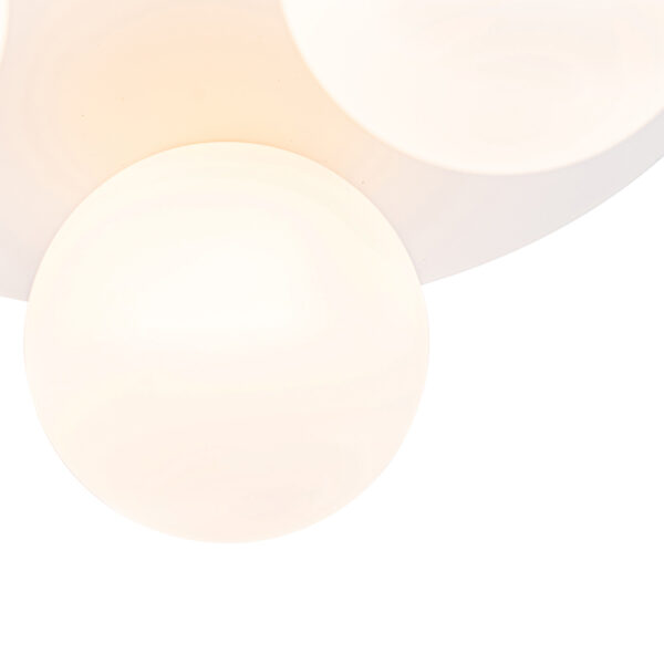 Moderne badkamer plafondlamp wit 3-lichts - Cederic - Afbeelding 2